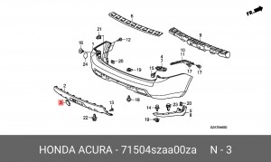 Деталь 71504SZAA00ZA HONDA