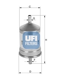 Топливный фильтр 31.567.00 UFI
