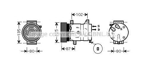Компрессор, кондиционер RTK311 AVA