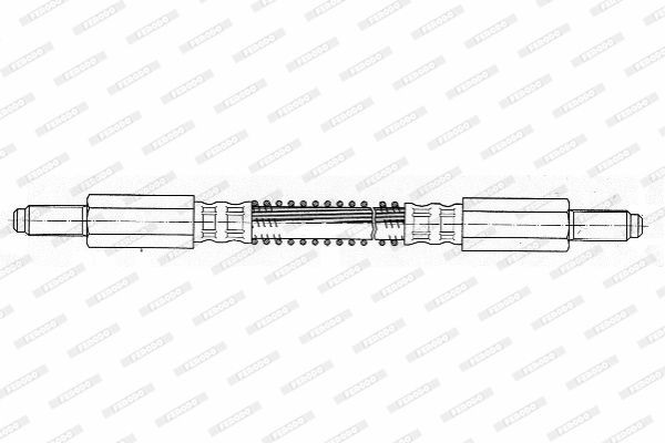 Тормозной шланг FHY2382 FERODO