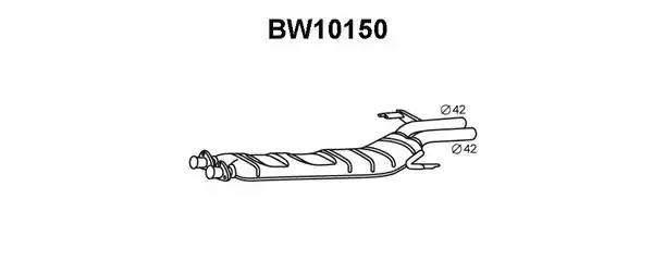 Предглушитель выхлопных газов BW10150 VENEPORTE
