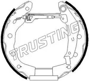 Комплект тормозных колодок 6252 TRUSTING