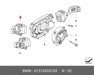 Переключатель указателей поворота 61316924103 BMW