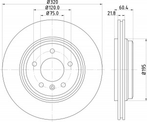 Тормозной диск MDC1404 MINTEX