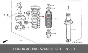 Деталь 52441SL0981 HONDA