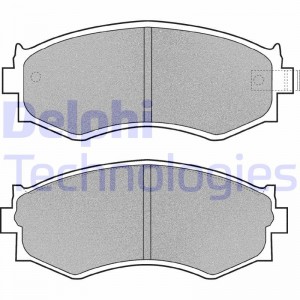 Комплект тормозных колодок, диско LP916 DELPHI