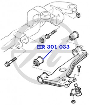 Сайлентблок HR 301 033 HANSE