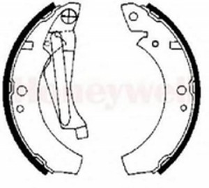 Комплект тормозных колодок 361093B BENDIX JURID