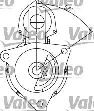Стартер 455723 VALEO PHC