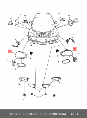 Деталь 5288 765AF CHRYSLER