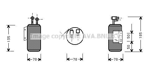 Осушитель кондиционера VWD169 AVA