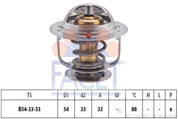 Термостат, охлаждающая жидкость 7.8414S FACET