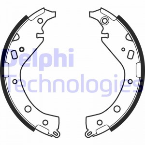 Комплект тормозных колодок LS1942 DELPHI