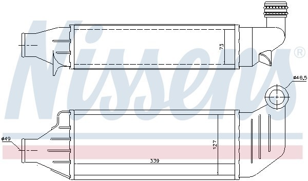 Интеркулер 96694 NISSENS
