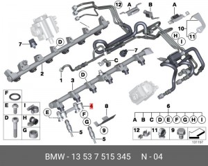 Деталь 13 53 7 515 345 BMW