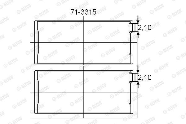 Подшипник 71-3315 GLYCO