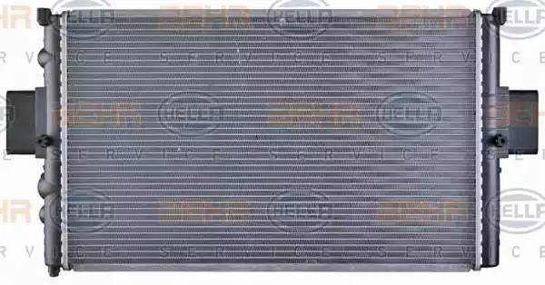 Радиатор, охлаждение двигател 8MK376724501 HELLA