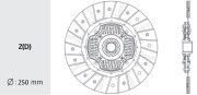 Диск сцепления IS39 VALEO PHC