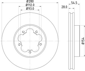 Тормозной диск MDC1759 MINTEX