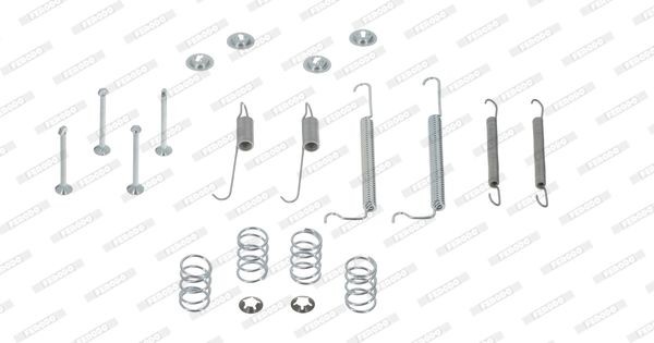 Комплектующие, тормозная колодка FBA110 FERODO