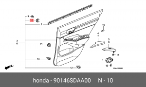 Деталь 90146SDAA00 HONDA