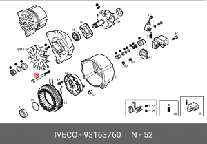 Болт 93163760 IVECO