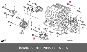 Деталь 957011208508 HONDA
