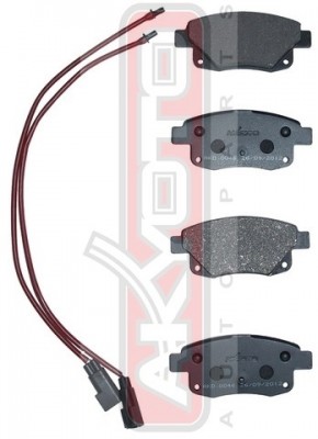 Колодки тормозные дисковые AKD-0046 AKYOTO
