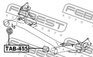Сайлентблок TAB-455 FEBEST