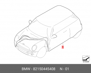 Тент 82150445408 BMW