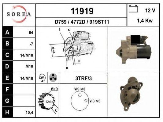Стартер 11919 EAI