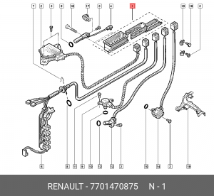 Деталь 7701470875 RENAULT