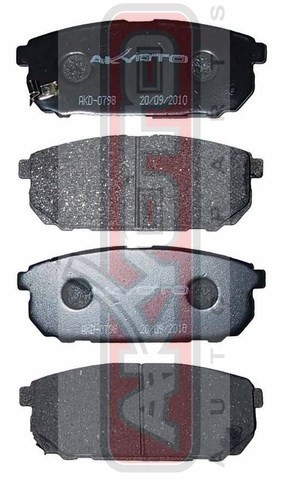 Колодки тормозные дисковые AKD-0798 AKYOTO
