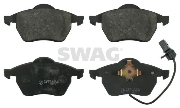 Комплект тормозных колодок, диско 30 91 6398 SWAG