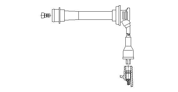 Провод зажигания 6A4825 BREMI