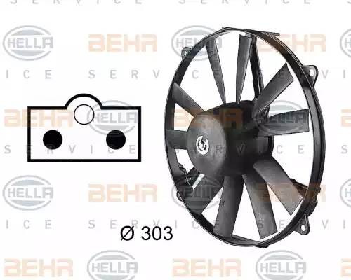 Вентилятор, охлаждение двигателя 8EW009144751 HELLA