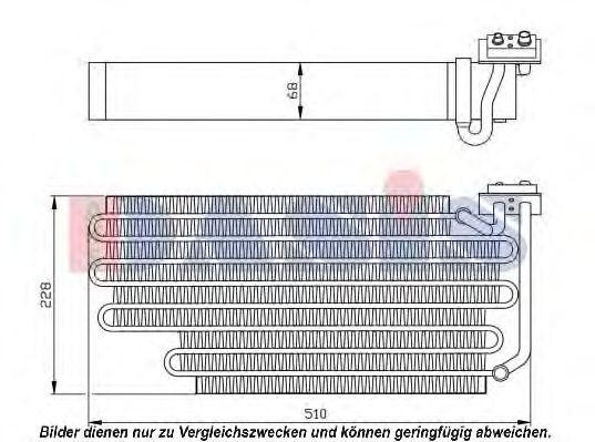 Испаритель, кондиционер 820267N AKS DASIS