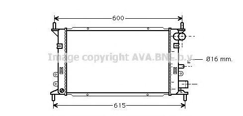 Радиатор охлаждения ДВС FD2148 AVA
