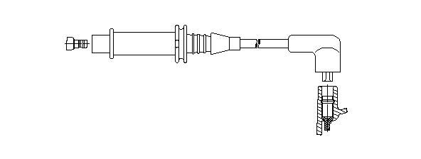 Провод зажигания 6A6450 BREMI