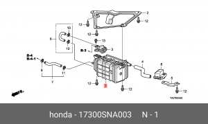Деталь 17300SNA003 HONDA
