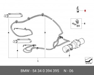Масло гидравлическое 54 34 0 394 395 BMW