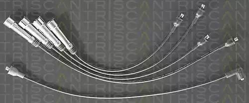 Ккомплект проводов зажигания 88607244 TRISCAN