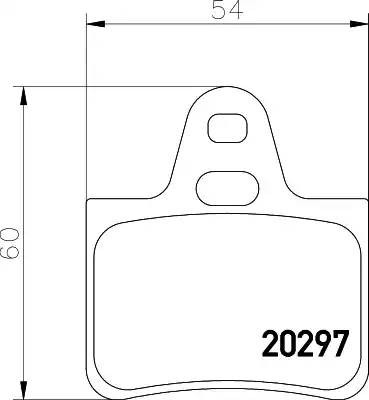 Комплект тормозных колодок, диско 2029703 TEXTAR