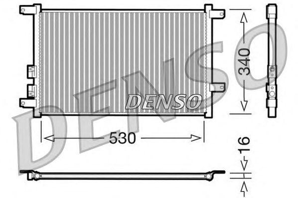 Конденсатор, кондиционер DCN01011 DENSO
