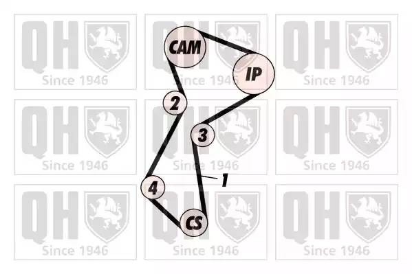 Комплект ремня ГРМ QBK638 QUINTON HAZELL