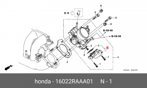 Деталь 16022RAAA01 HONDA