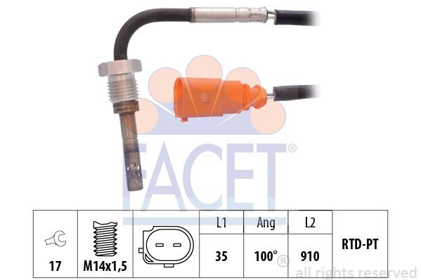 Ккомплект проводов зажигания 48516 FACET