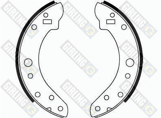 Комплект тормозных колодок 5161431 GIRLING