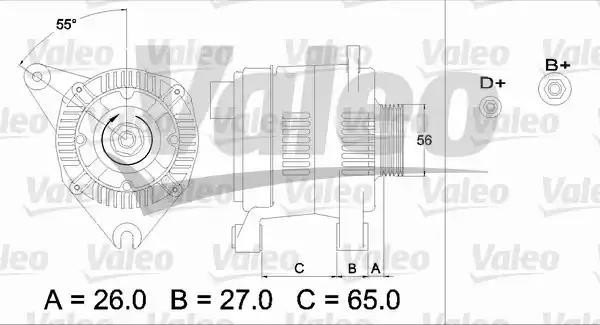 Генератор 436489 VALEO PHC