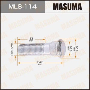 Шпилька ступицы колеса MLS-114 MASUMA